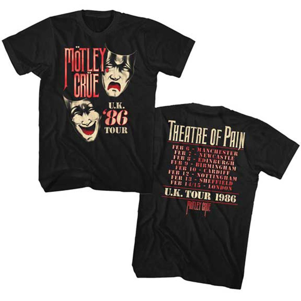 MOTLEY CRUE モトリークルー (来日 40周年 ) - UK TOUR / バックプリントあり / Tシャツ / メンズ - PGS